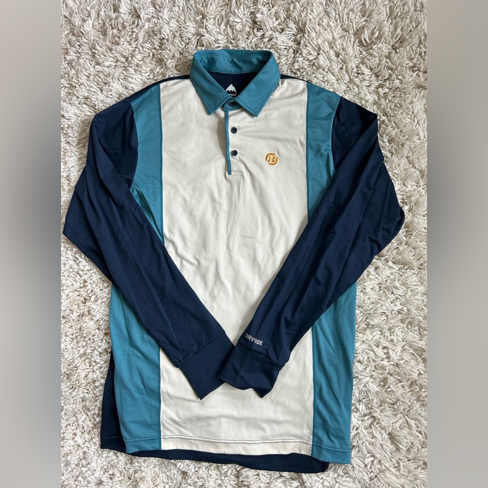 Burton snowboards, 3/4 button up shirt